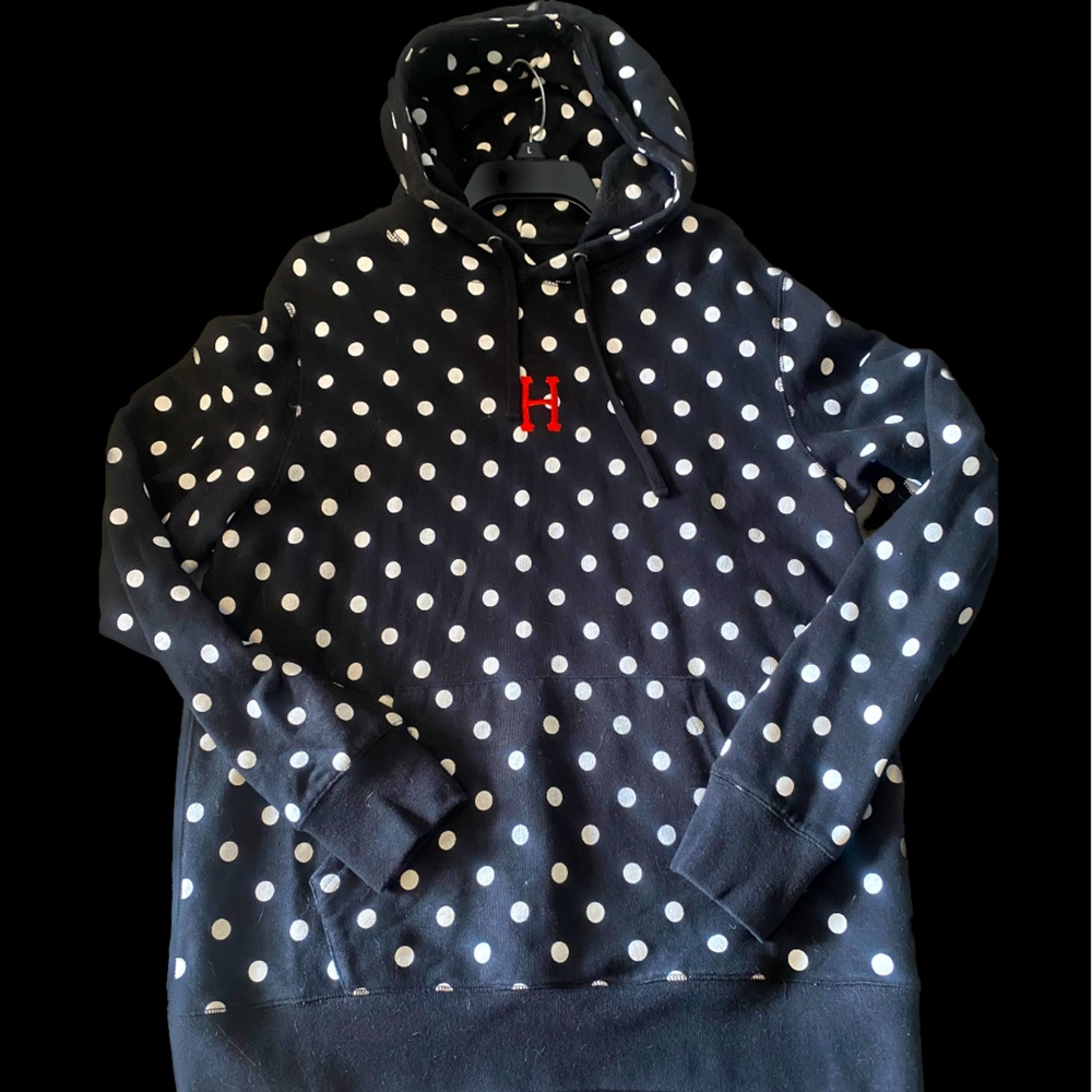 Large Huf polka dot hoodie